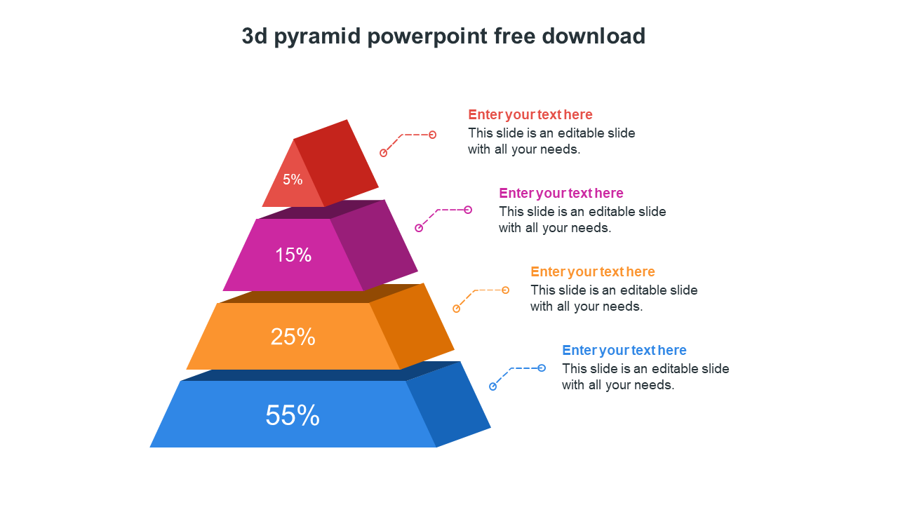 Free - Download Free 3D Pyramid PowerPoint and Google Slides